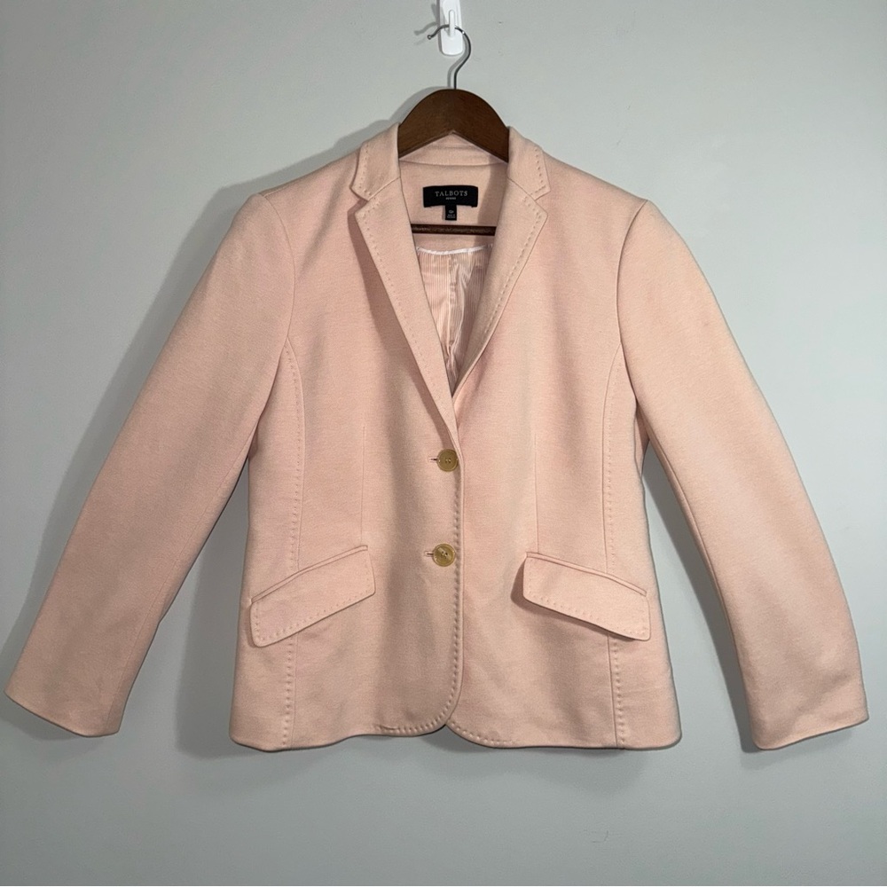 Talbots Women's Blush Blazer Size SP - minor flaw